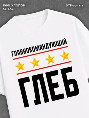 Футболка мужская именная главно