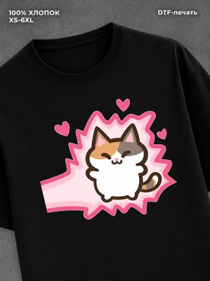 Футболка котик