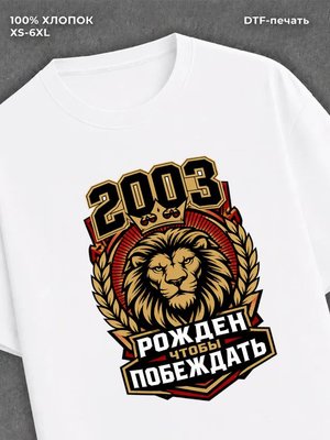 Футболка 2003 год