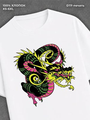 Футболка дракон