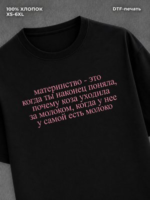 Футболка материнство - это
