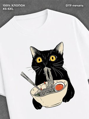 Футболка кот
