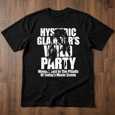 Футболка hysteric glamour wild party y2k archive flat_lay