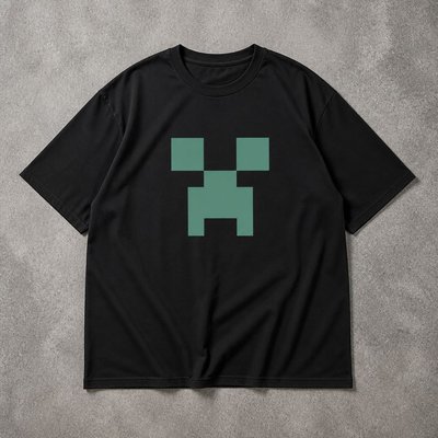Футболка майнкрафт крипер y2k 1 шт flat_lay