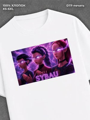 Футболка sybau k pop demon hunters