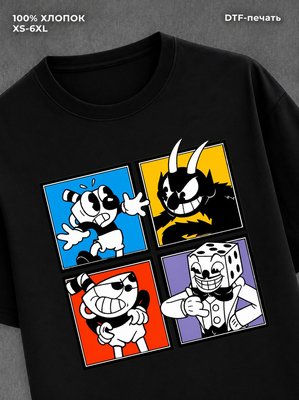 Футболка cuphead