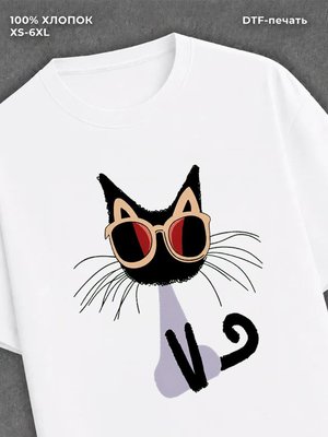 Футболка кот