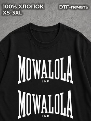 Футболка y2k Mowalola black
