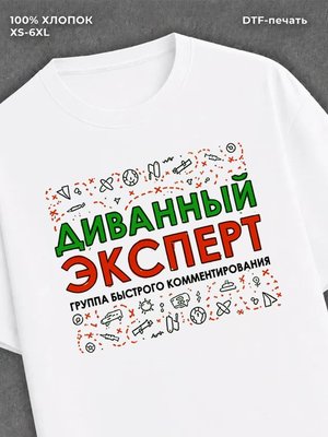 Футболка Диванный эксперт