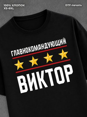 Футболка мужская именная главно