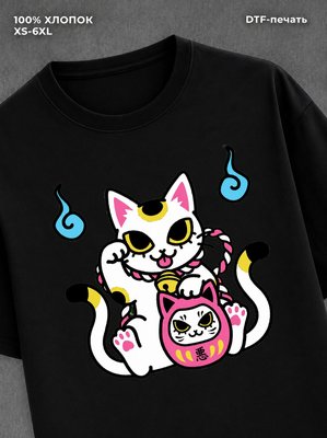Футболка котик