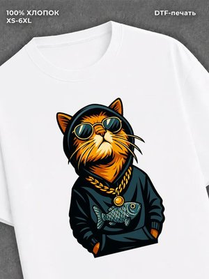 Футболка Крутой кот
