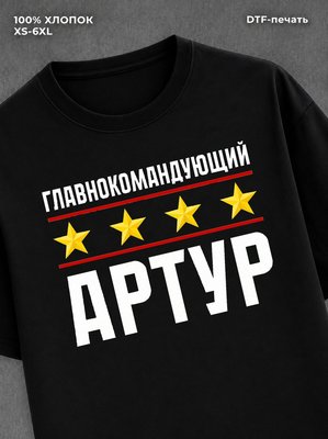 Футболка мужская именная главно