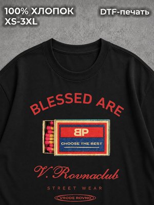 Футболка Спички Blessed red