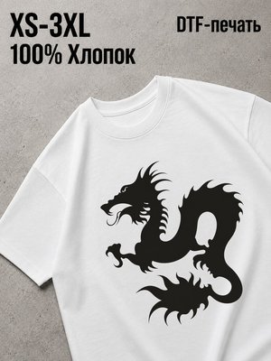 Футболка дракон