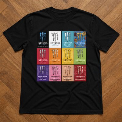 Футболка monster energy y2k type flat_lay