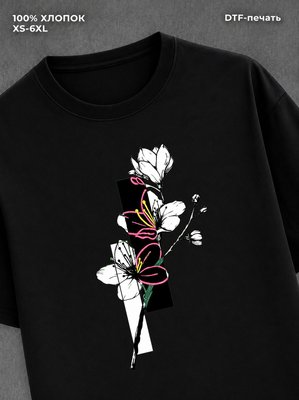 Футболка flowers