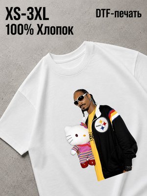 Футболка снуп догг хелло китти