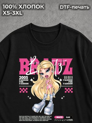 Футболка BRATZ y2k братц хлоя black