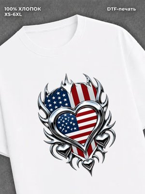 Футболка США хром хартс