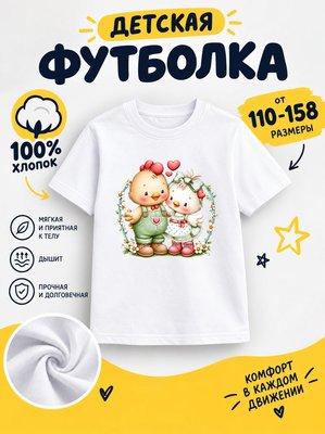 Футболка детская для девочек