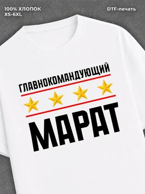 Футболка мужская именная главно
