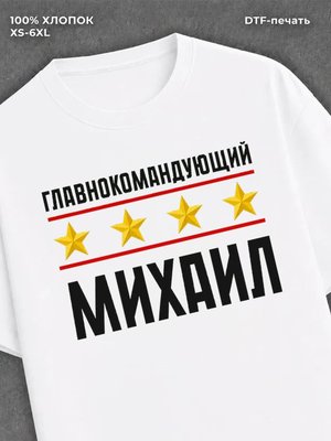 Футболка мужская именная главно