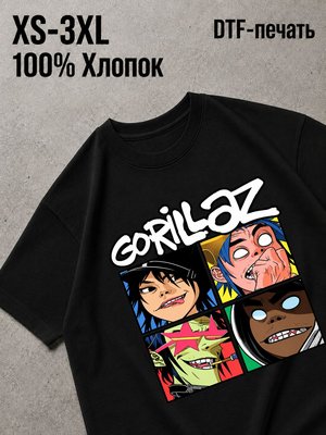 Футболка gorilaz
