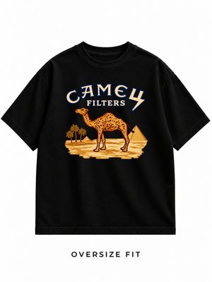 Футболка оверсайз Самец Filters чёрная футболка