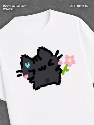 Футболка котик