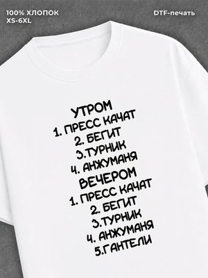 Футболка Расписание качат