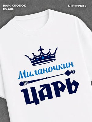 Футболка футболка мужская Миланочкин цар