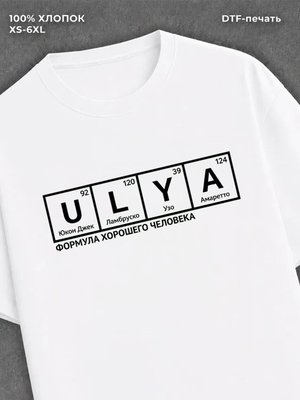 Футболка Формула человека