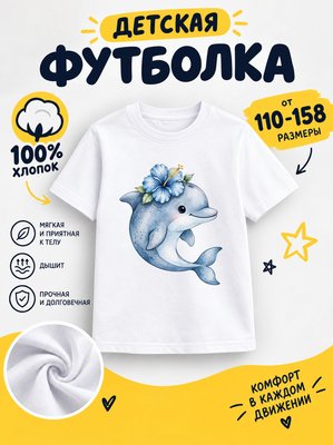 Футболка детские с животными