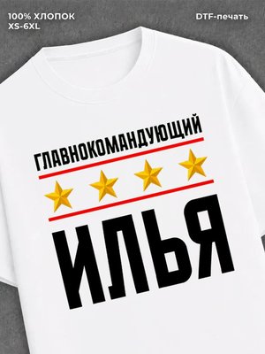 Футболка мужская именная главно