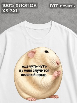 Футболка Мем с прикольным принтом