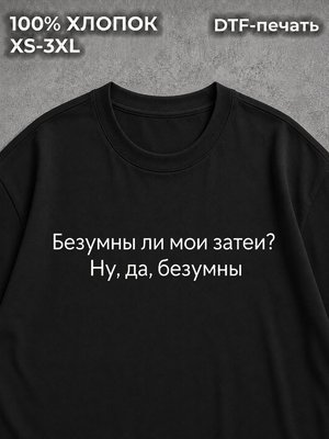 Футболка Безумны ли мои затеи