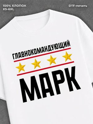Футболка мужская именная главно