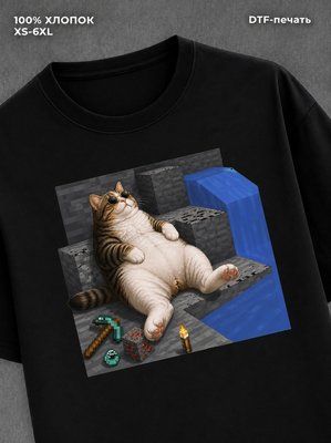 Футболка cat meme