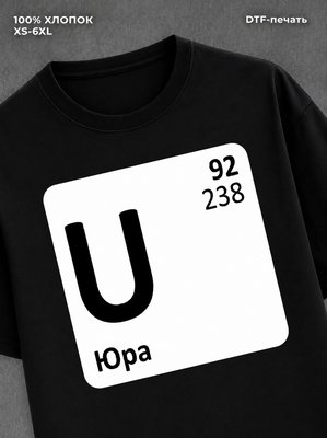Футболка мужская именная Юра