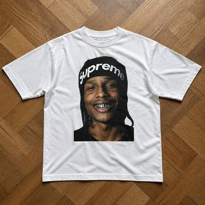 Футболка asap rocky x supreme 2026 y2k type flat_lay