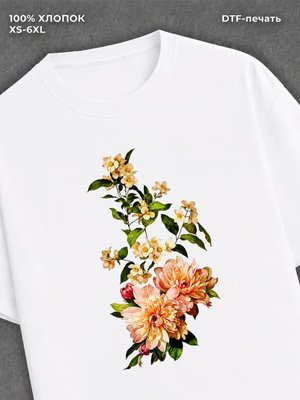 Футболка flowers