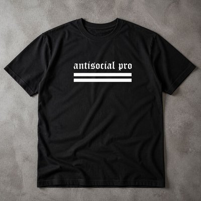 Футболка antisocial pro y2k streetwear