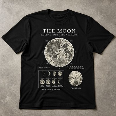 Футболка y2k луна moon 1 шт flat_lay