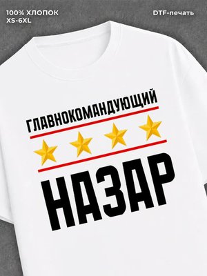 Футболка мужская именная главно