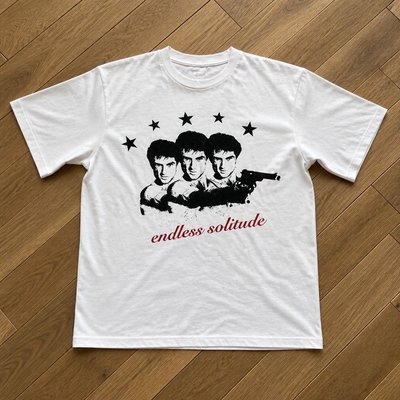 Футболка endless solitude y2k ysl type flat_lay