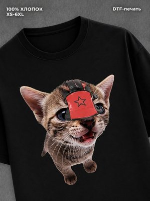 Футболка cat meme