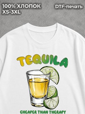 Футболка Tropical sunset текила пляж солнце