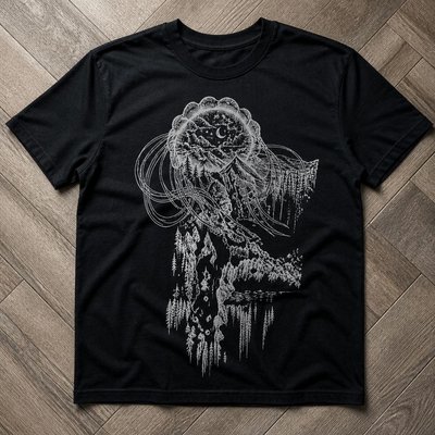 Футболка Yohji Yamamoto s yte jellyfish