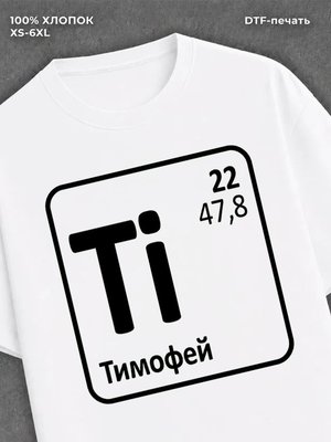 Футболка мужская именная Тимофе